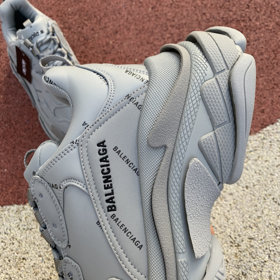 Balenciaga Allover Logo Triple S Sneaker - EUR FASHION