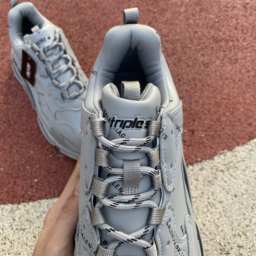 Balenciaga Allover Logo Triple S Sneaker - EUR FASHION