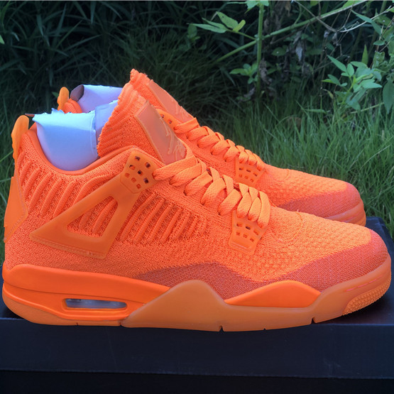 Jordan 4 Retro Flyknit Orange - EUR FASHION