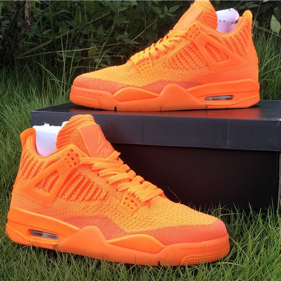 Jordan 4 Retro Flyknit Orange - EUR FASHION