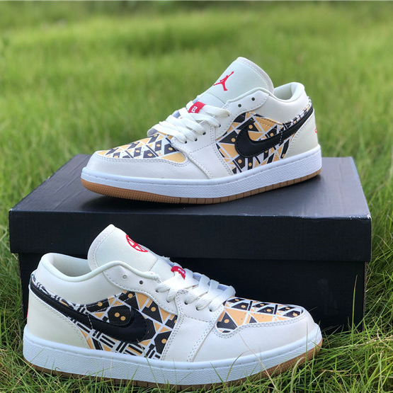 Jordan AJ1 Low Mehrfarbige Basketballschuhe CJ4152-101 - EUR FASHION
