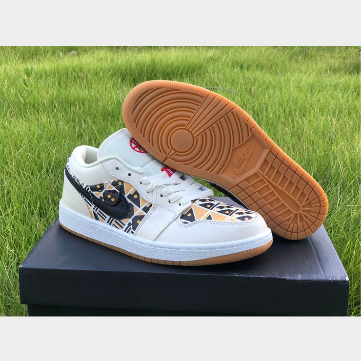 Jordan AJ1 Low Mehrfarbige Basketballschuhe CJ4152-101 - EUR FASHION