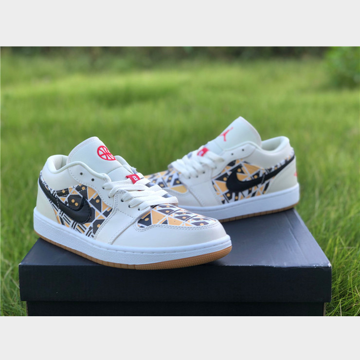 Jordan AJ1 Low Mehrfarbige Basketballschuhe CJ4152-101 - EUR FASHION