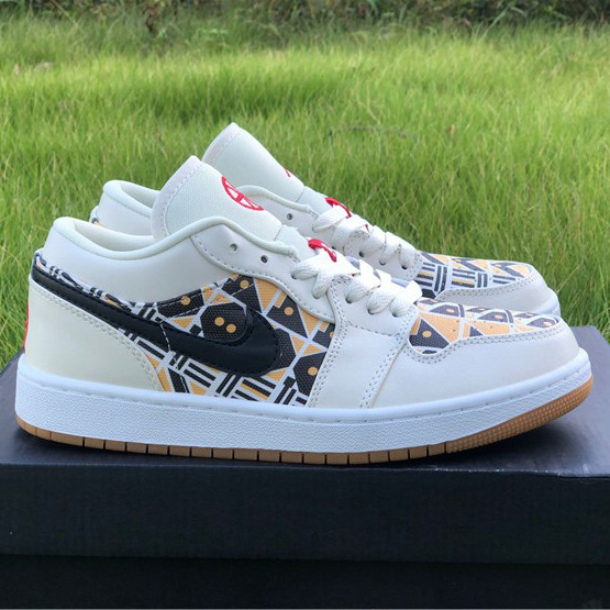 Jordan AJ1 Low Mehrfarbige Basketballschuhe CJ4152-101 - EUR FASHION