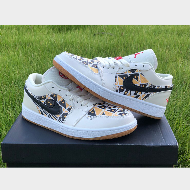 Jordan AJ1 Low Mehrfarbige Basketballschuhe CJ4152-101 - EUR FASHION