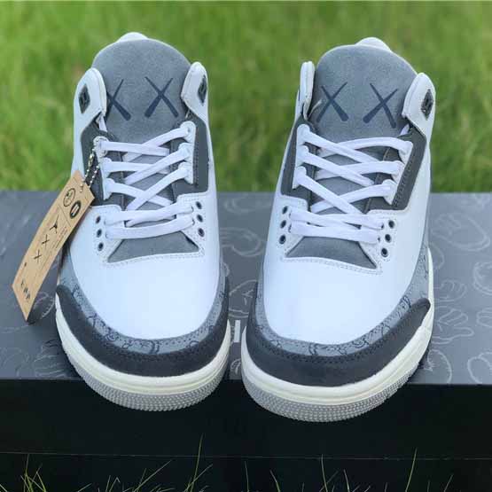 Jordan Kwas X AJ3 Fresh Water Weiß/Hellgraue Turnschuhe - EUR FASHION