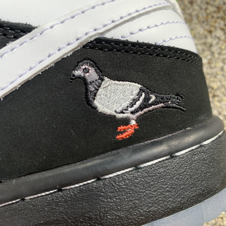 Jeff Staple X Nike SB Dunk Low „Panda Pigeon“ Schwarz/Grün Gusto-Weiß - EUR FASHION