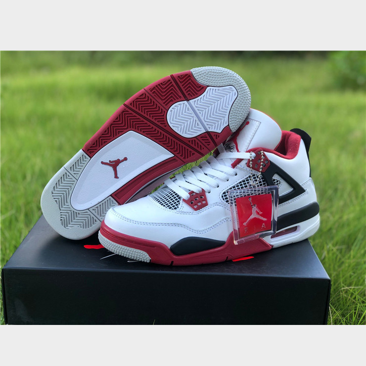 Jordan AJ4 Retro „Fire Red“ 308497 110 - EUR FASHION