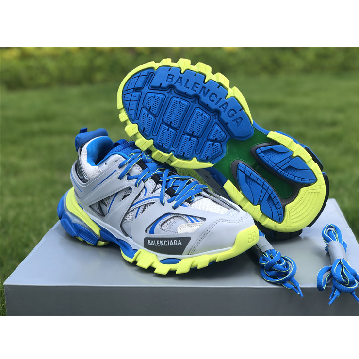 Track-Sneaker „Blau/Gelb/Grau“ - EUR FASHION