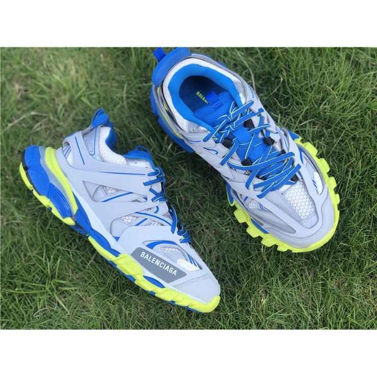 Track-Sneaker „Blau/Gelb/Grau“ - EUR FASHION
