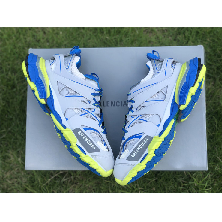 Track-Sneaker „Blau/Gelb/Grau“ - EUR FASHION