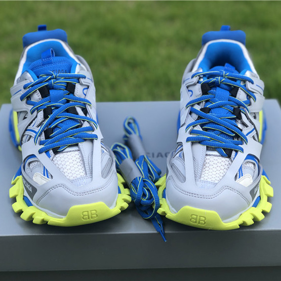 Track-Sneaker „Blau/Gelb/Grau“ - EUR FASHION