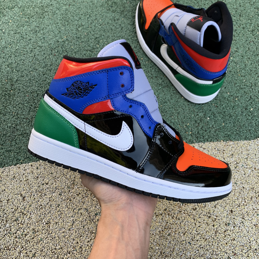 Jordan Air 1 Mid SE „Multicolor Patent“ - EUR FASHION