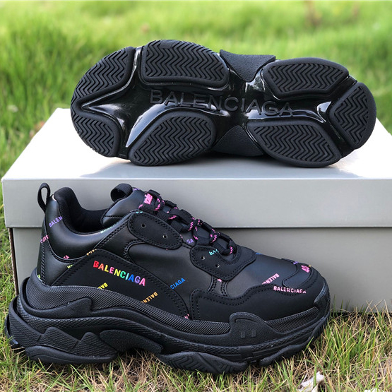 Balenciaga Allover Logo Triple S Sneaker - EUR FASHION