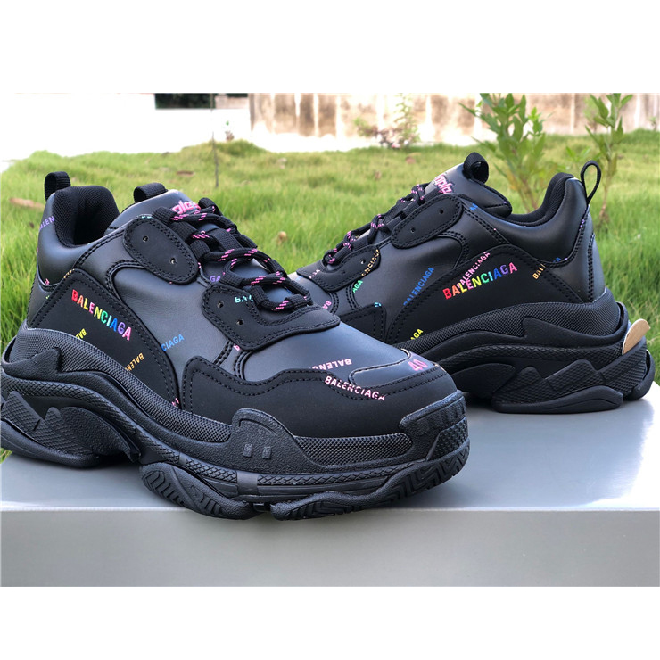 Balenciaga Allover Logo Triple S Sneaker - EUR FASHION