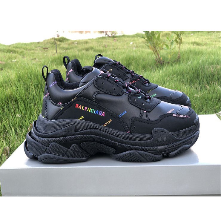 Balenciaga Allover Logo Triple S Sneaker - EUR FASHION