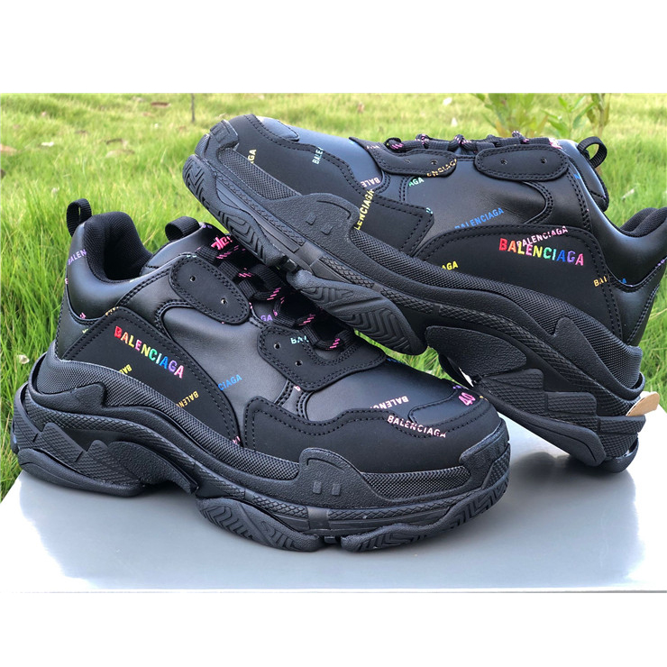 Balenciaga Allover Logo Triple S Sneaker - EUR FASHION