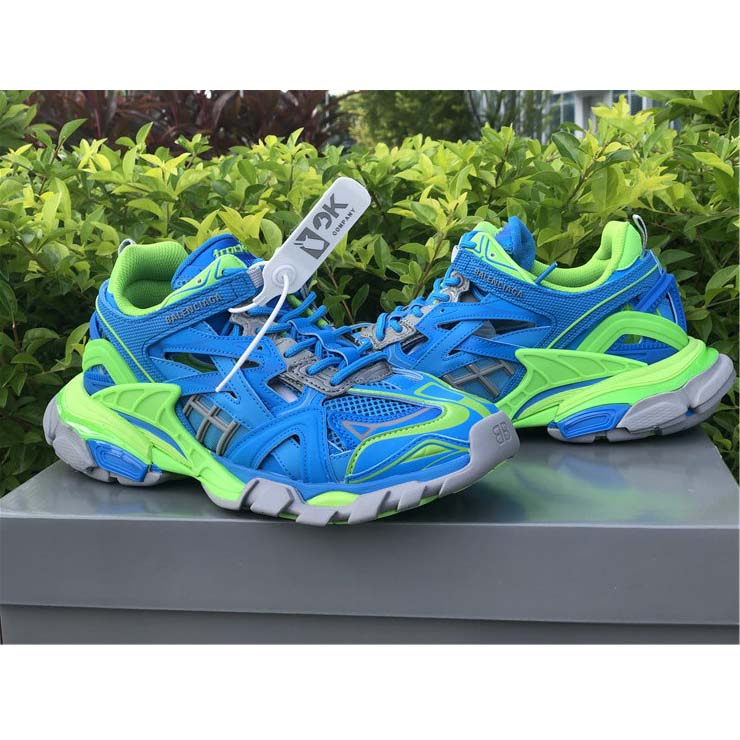 Blaue und grüne Track.2-Sneaker von Balenciaga - EUR FASHION