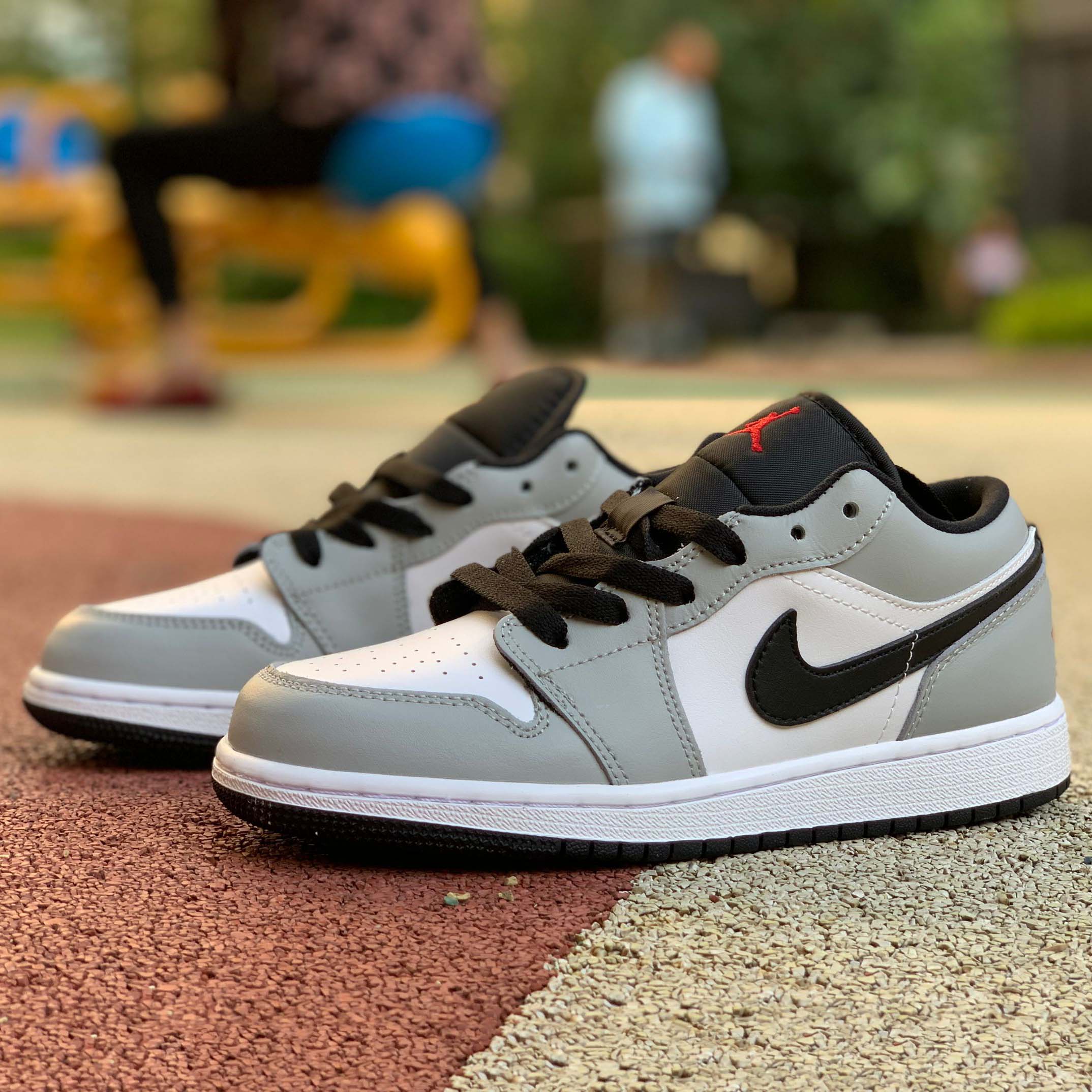 Jordan Air 1 Low GS Hellrauchgrau - EUR FASHION
