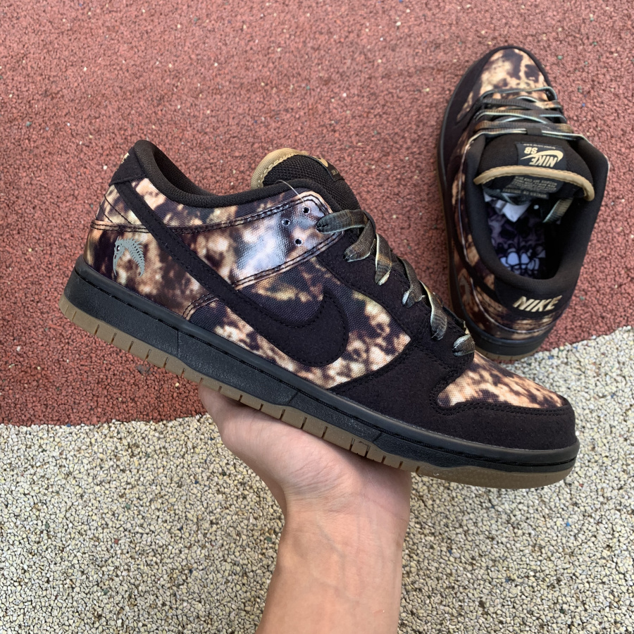 Nike Dunk SB Low Pushead Premium Pushead 2 Schwarz/Schwarz-Filbert 2020 Neueste 536356-002 - EUR FASHION
