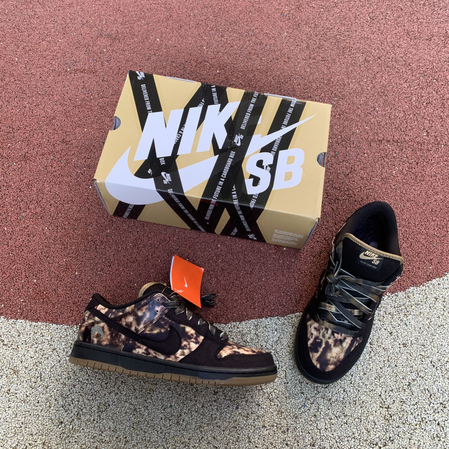 Nike Dunk SB Low Pushead Premium Pushead 2 Schwarz/Schwarz-Filbert 2020 Neueste 536356-002 - EUR FASHION