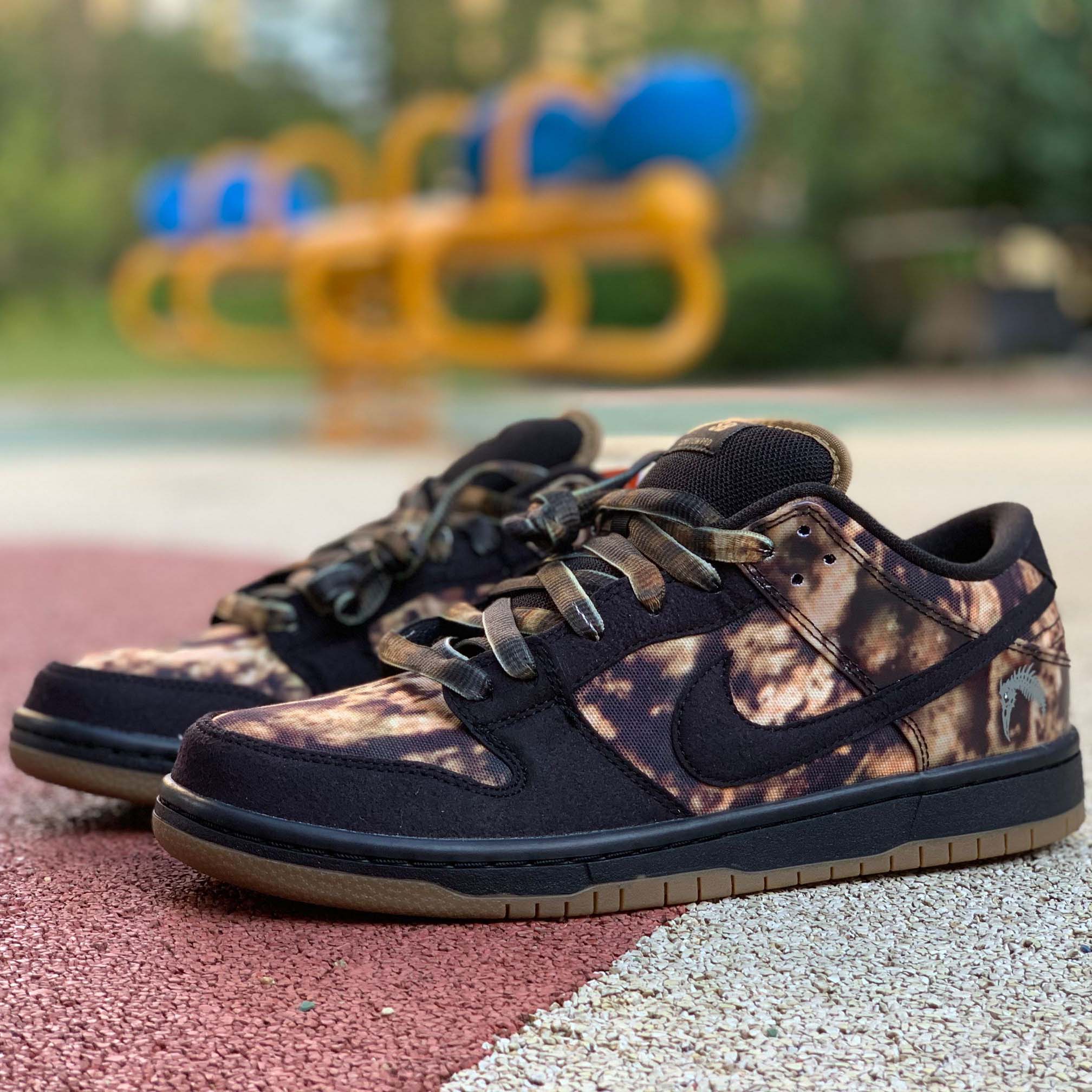 Nike Dunk SB Low Pushead Premium Pushead 2 Schwarz/Schwarz-Filbert 2020 Neueste 536356-002 - EUR FASHION