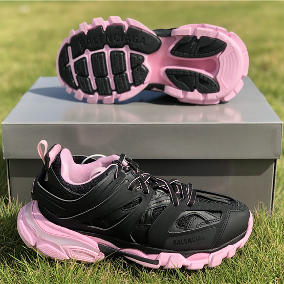 Track-Sneaker „Schwarz/Pink“ - EUR FASHION