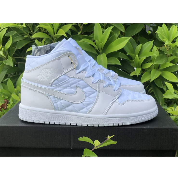 Jordan Air 1 Mid Weiß gesteppt DB6078-100 - EUR FASHION