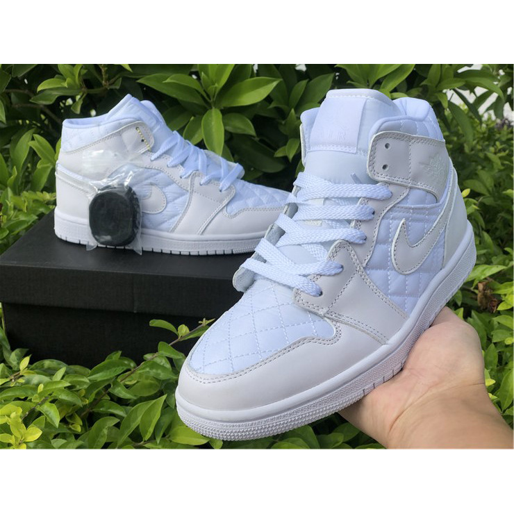 Jordan Air 1 Mid Weiß gesteppt DB6078-100 - EUR FASHION