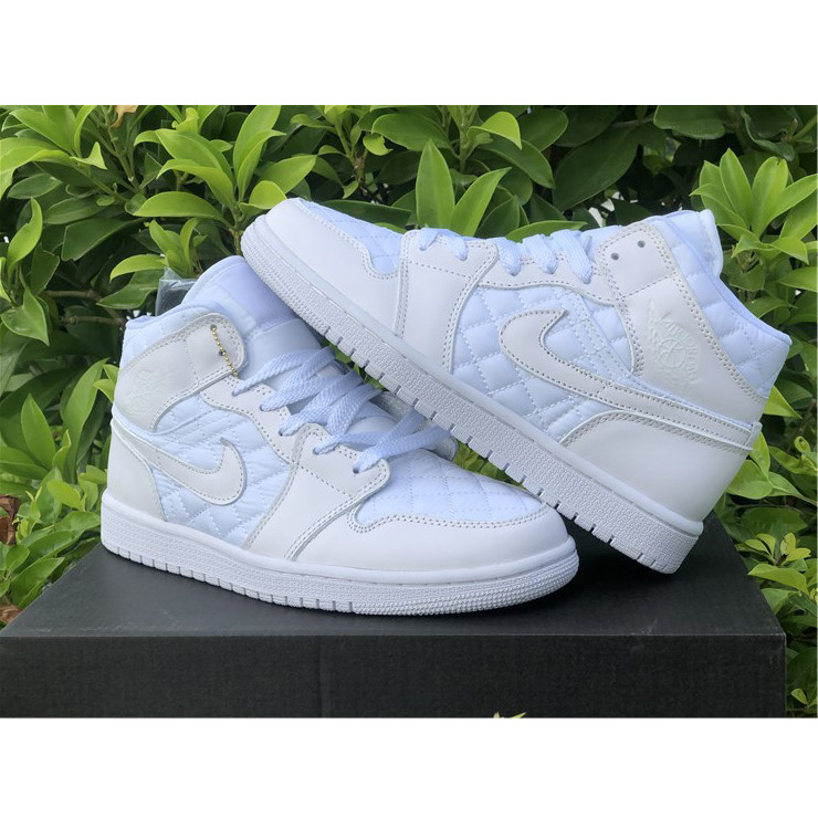 Jordan Air 1 Mid Weiß gesteppt DB6078-100 - EUR FASHION