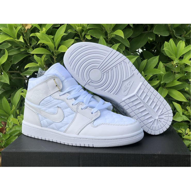 Jordan Air 1 Mid Weiß gesteppt DB6078-100 - EUR FASHION