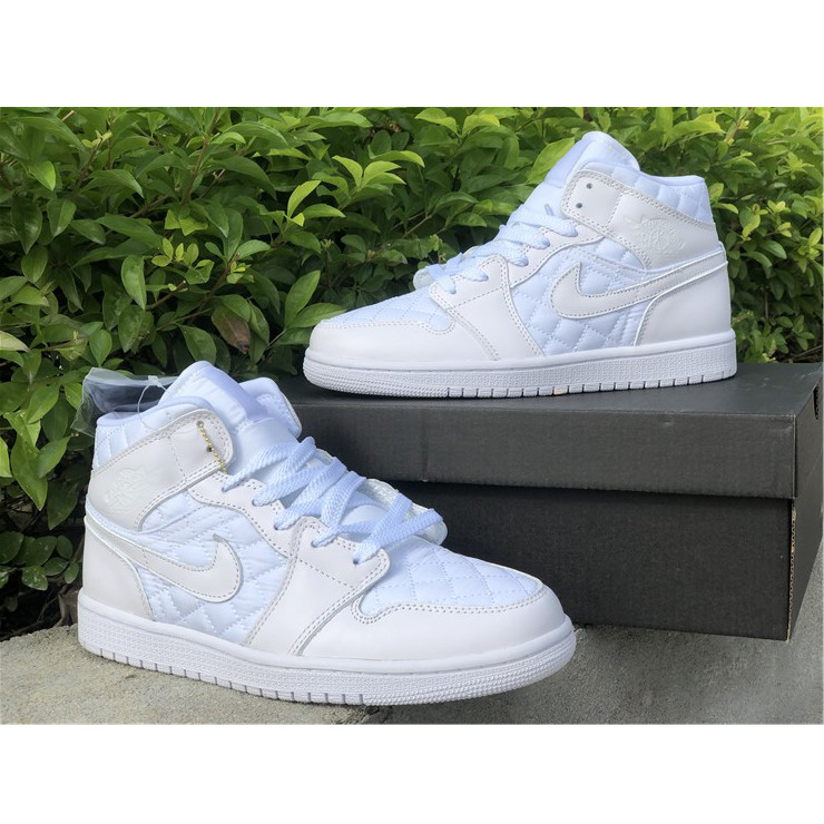 Jordan Air 1 Mid Weiß gesteppt DB6078-100 - EUR FASHION