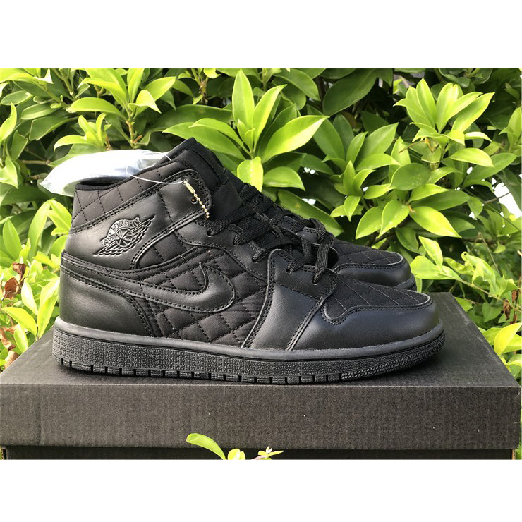 Jordan Air 1 Mid Schwarz gesteppt DB6078-001 - EUR FASHION