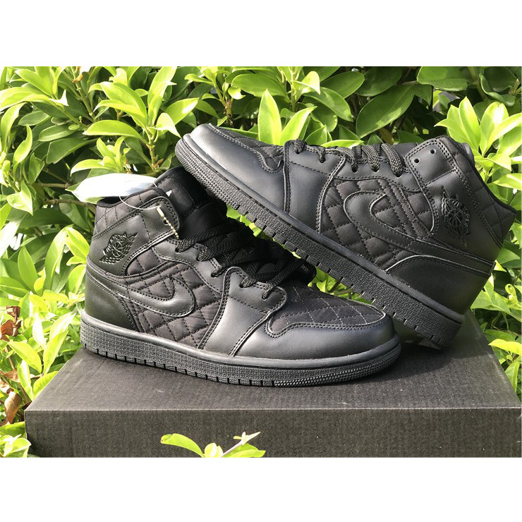 Jordan Air 1 Mid Schwarz gesteppt DB6078-001 - EUR FASHION