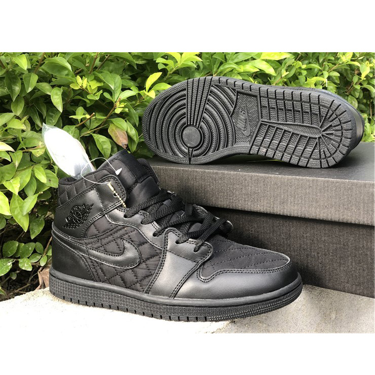 Jordan Air 1 Mid Schwarz gesteppt DB6078-001 - EUR FASHION