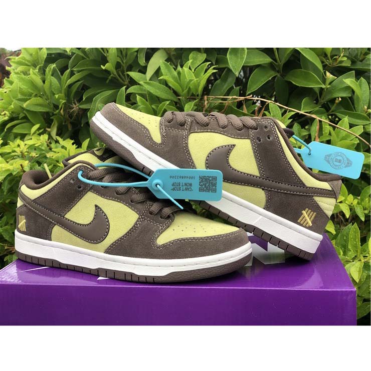 Nike SB Dunk Low Pro Dunkelbraun Hellgelb Schuhe - EUR FASHION