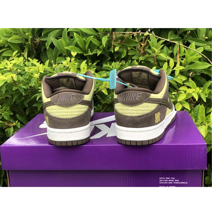 Nike SB Dunk Low Pro Dunkelbraun Hellgelb Schuhe - EUR FASHION