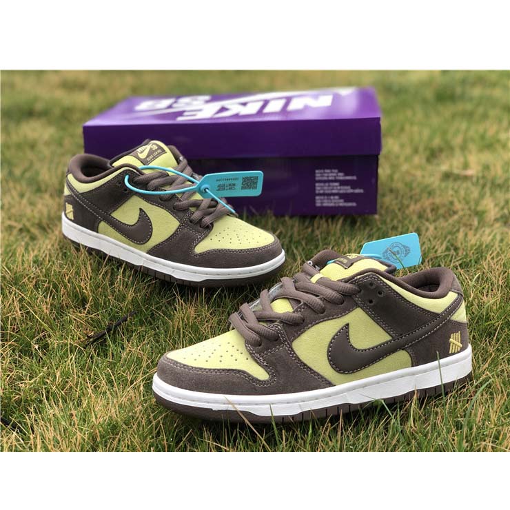 Nike SB Dunk Low Pro Dunkelbraun Hellgelb Schuhe - EUR FASHION