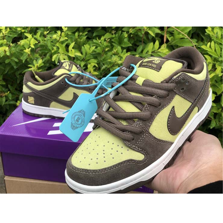 Nike SB Dunk Low Pro Dunkelbraun Hellgelb Schuhe - EUR FASHION