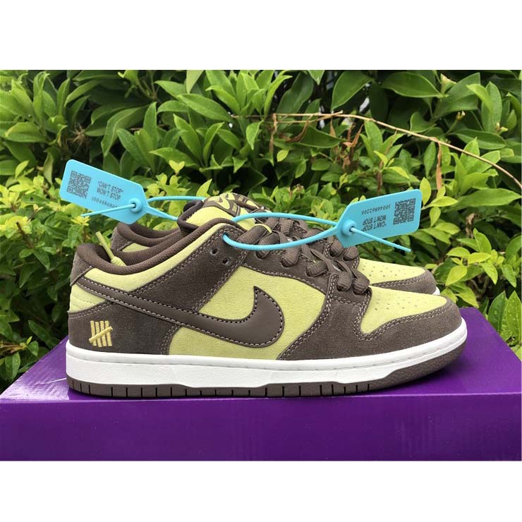 Nike SB Dunk Low Pro Dunkelbraun Hellgelb Schuhe - EUR FASHION