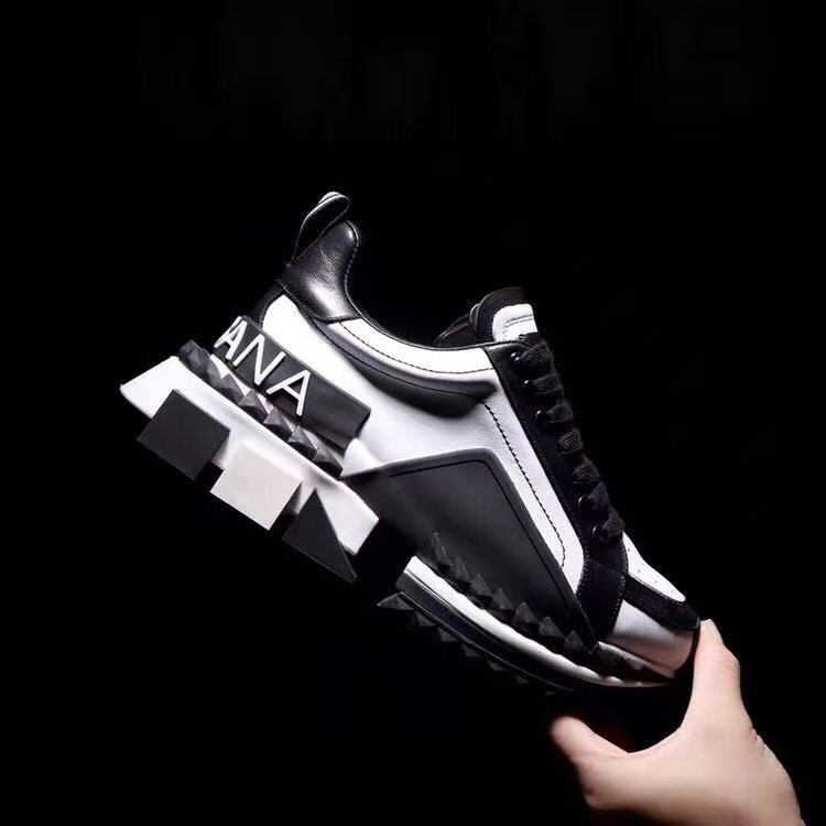 Dolce & Gabbana Super King zweifarbige Ledersneaker - EUR FASHION