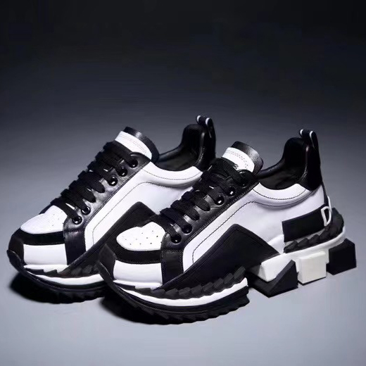 Dolce & Gabbana Super King zweifarbige Ledersneaker - EUR FASHION