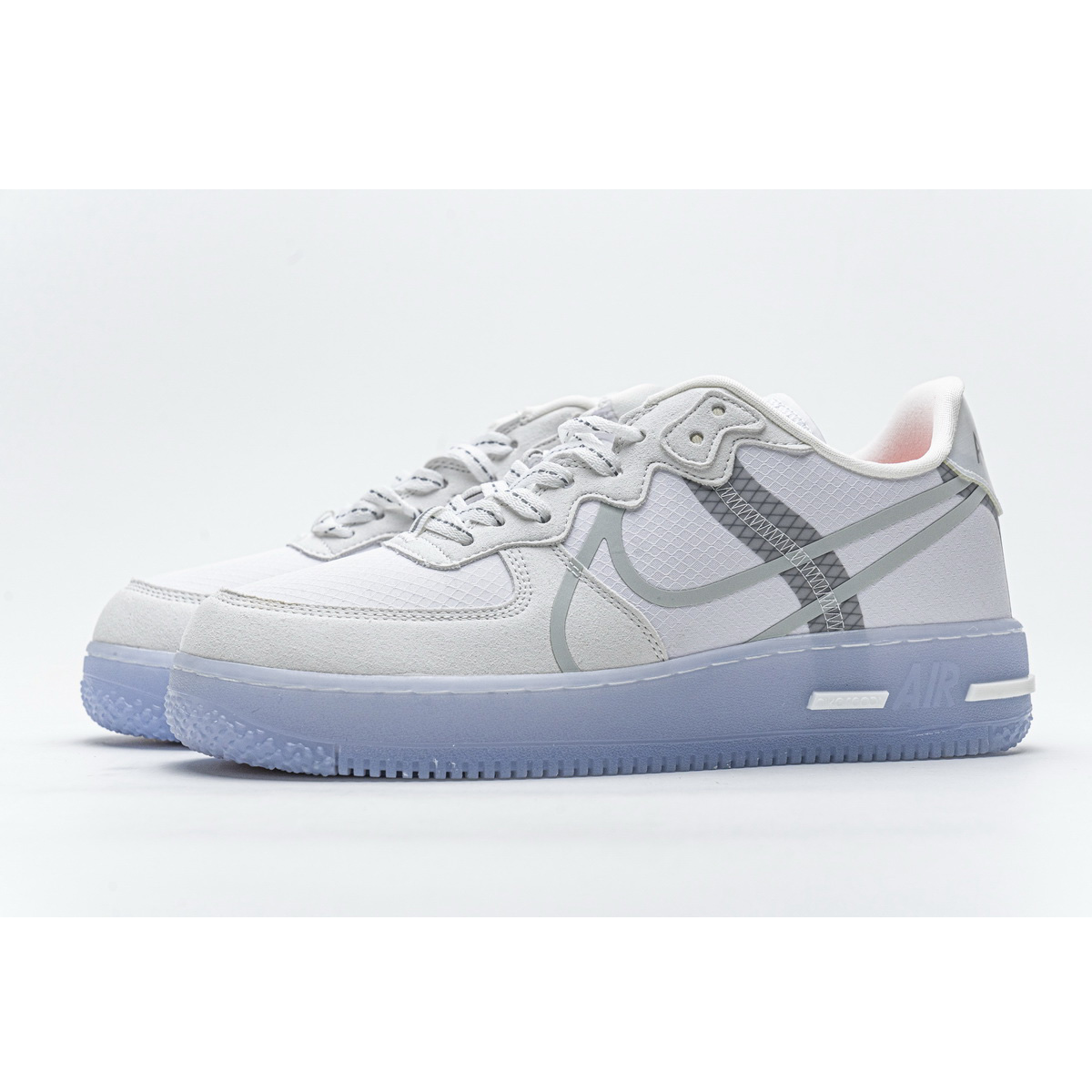 Nike Air Force 1 React Weiß Eis CQ8879-100 - EUR FASHION