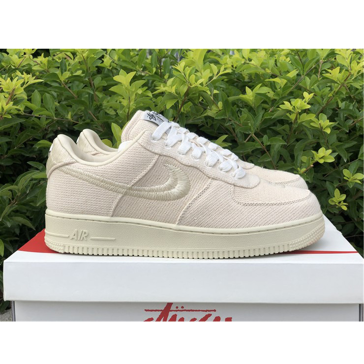 Stussy X Nike Air Force 1 Low Beige - EUR FASHION