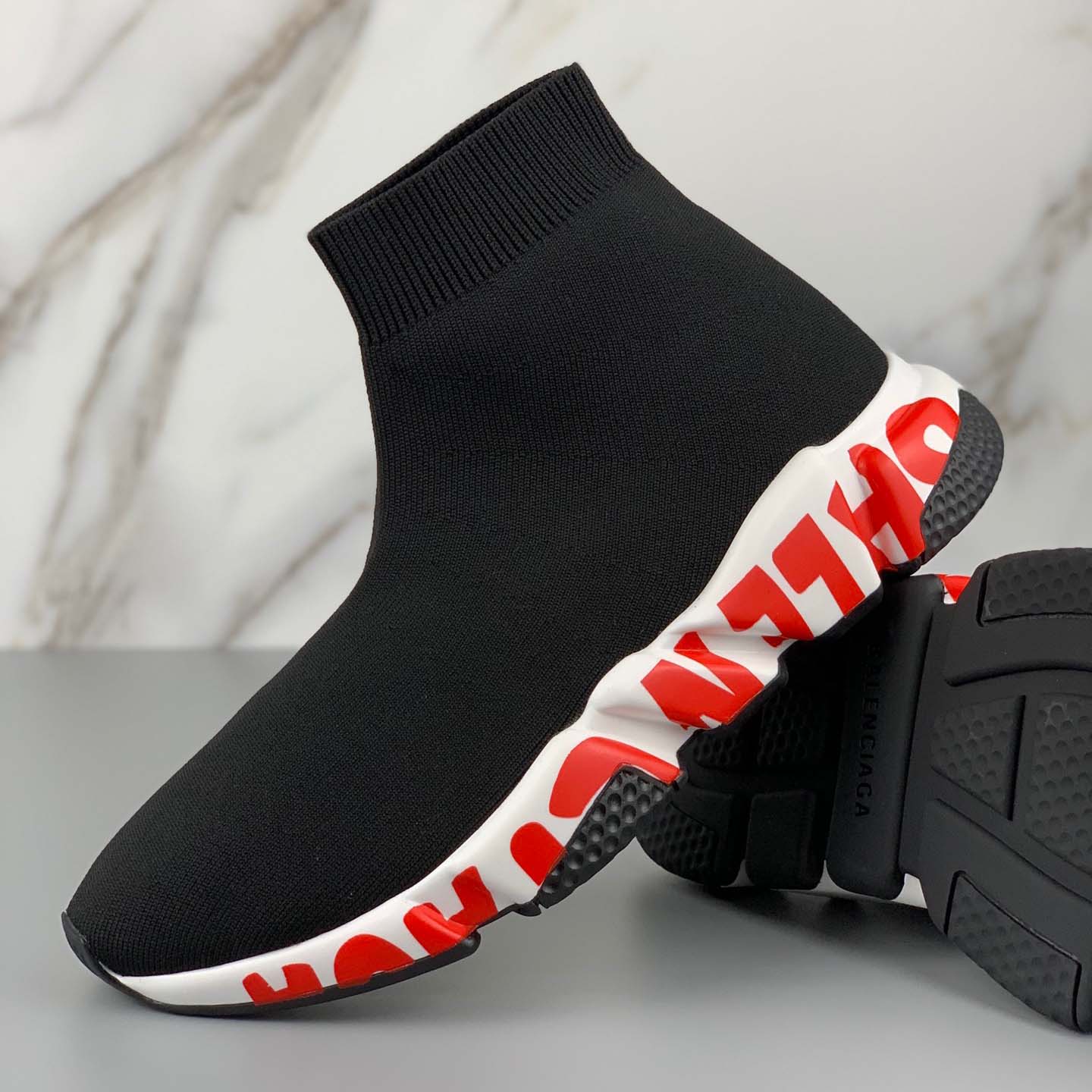 Balenciaga Speed ​​Sneakers Schwarz - EUR FASHION