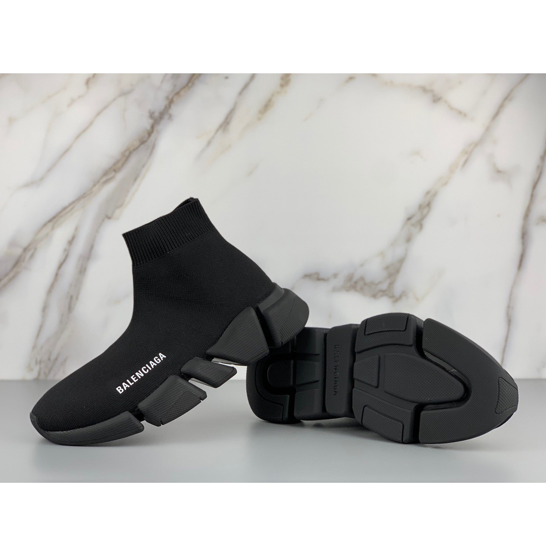 Balenciaga Black Speed.2 Lt Stricksohle - EUR FASHION