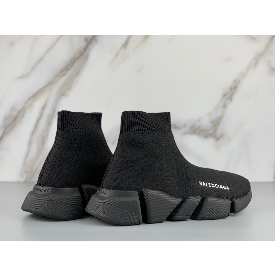 Balenciaga Black Speed.2 Lt Stricksohle - EUR FASHION