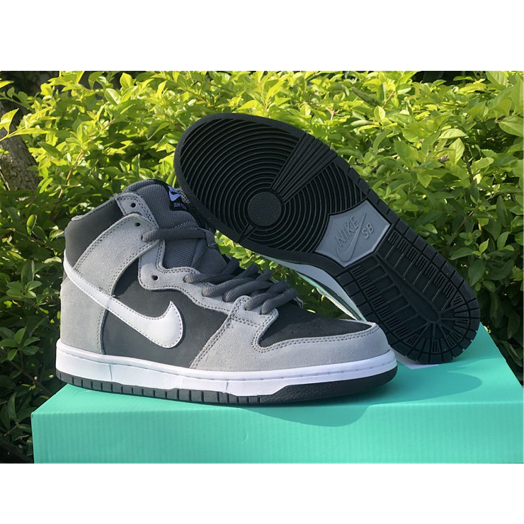 Nike SB Dunk High Pro Dunkelgrau Schwarz Weiß 854851-010 - EUR FASHION