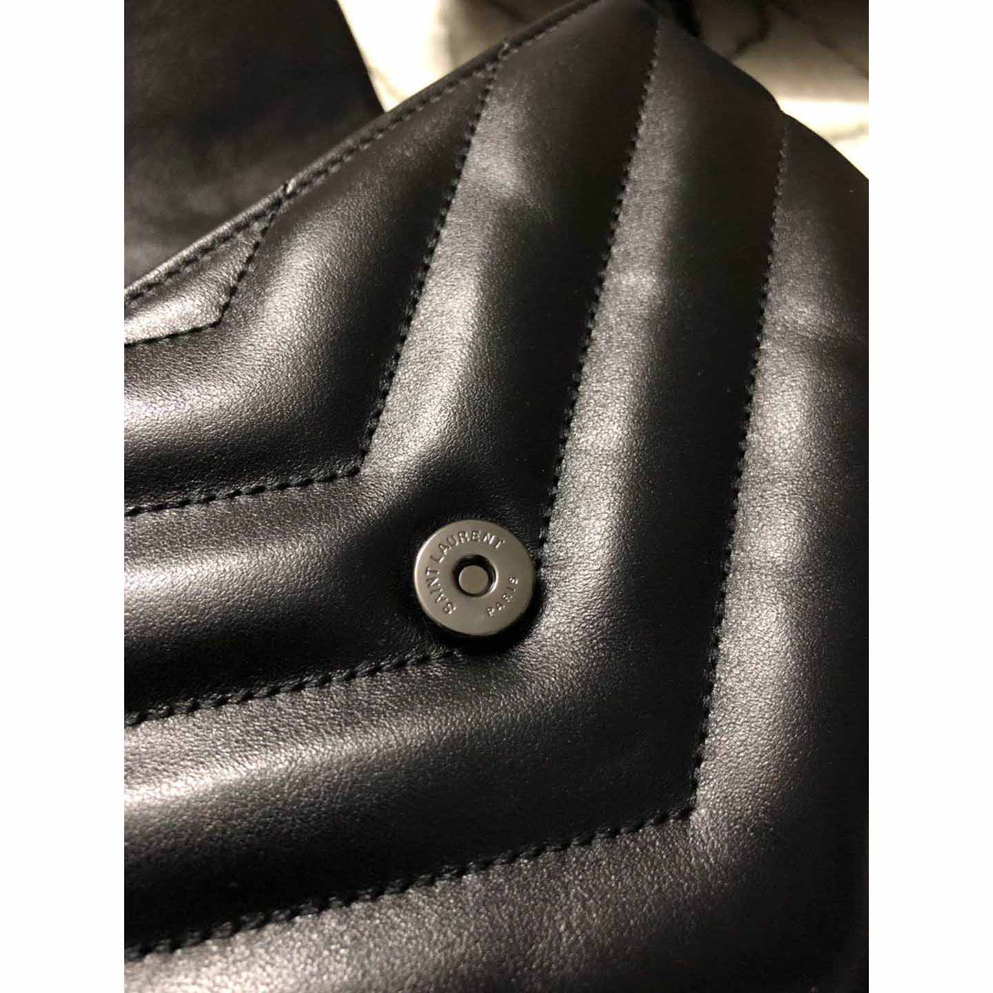 Saint Laurent Umhängetasche aus schwarzem Leder - EUR FASHION