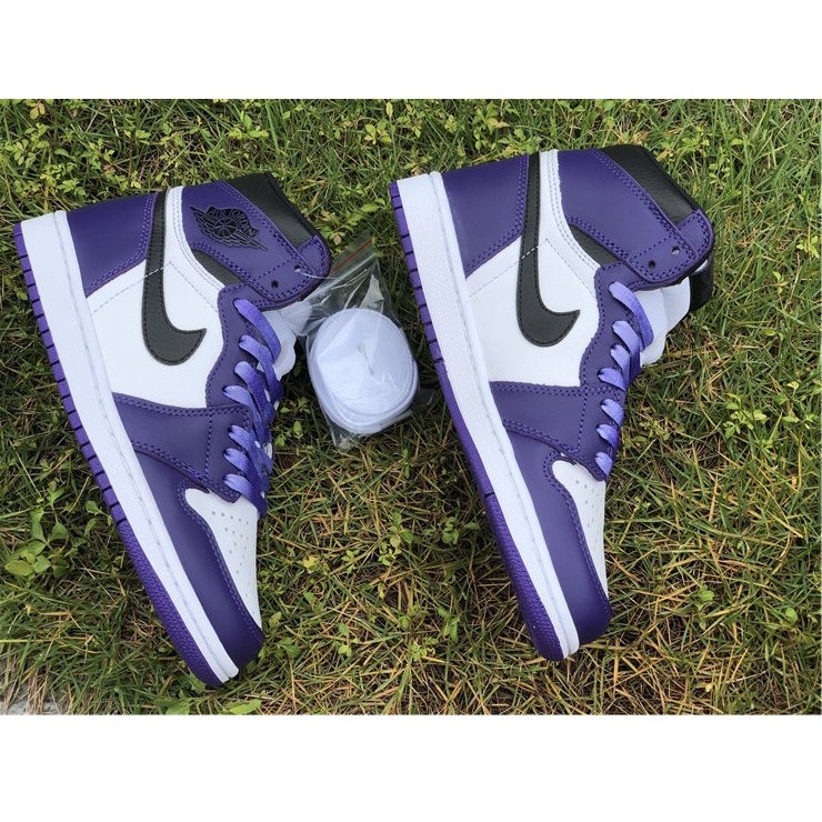 Jordan Air 1 Retro High Court Lila Weiß - EUR FASHION
